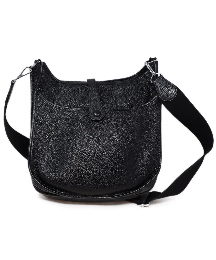 Hermes Evelyne Black Leather Crossbody 2