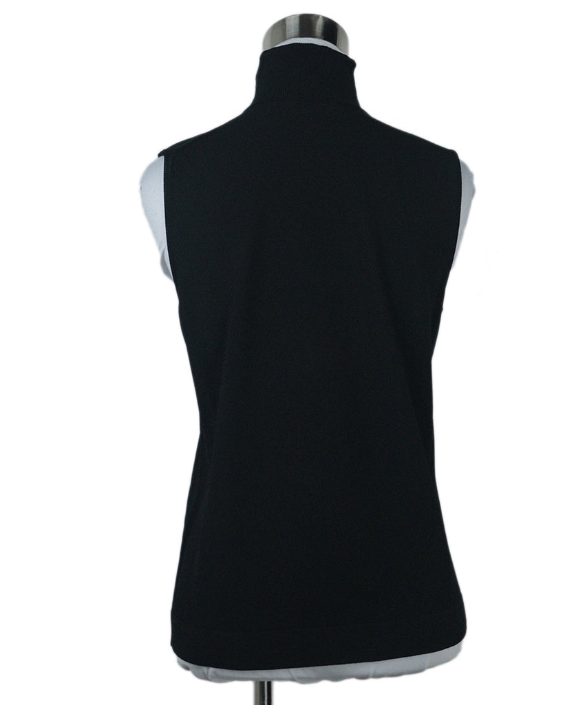 Hermes Black Sleeveless Turtleneck 2