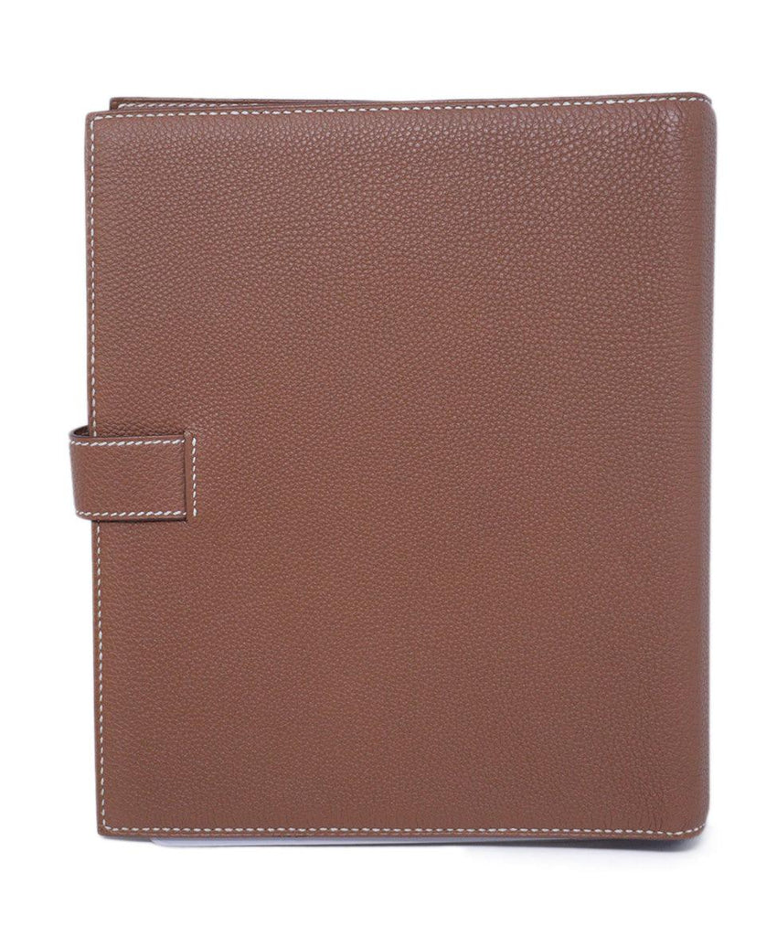 Hermes Camel Leather Agenda 2