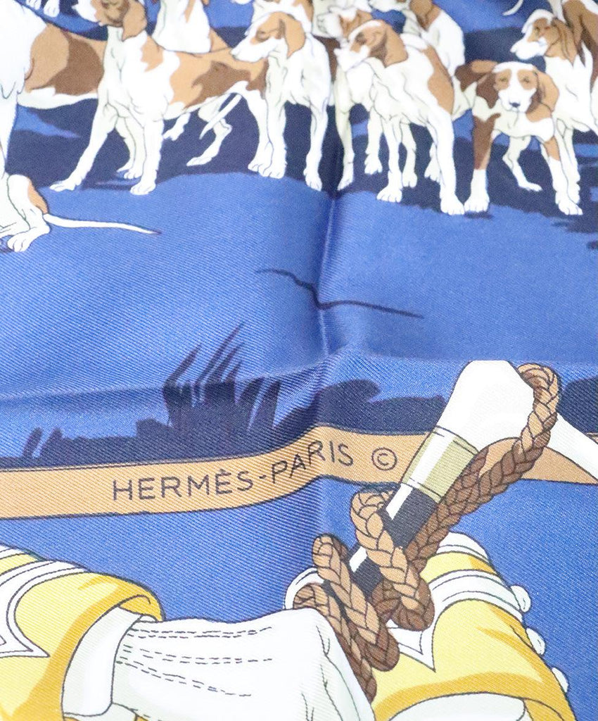 Hermes Chasse a Courre Print Scarf 7