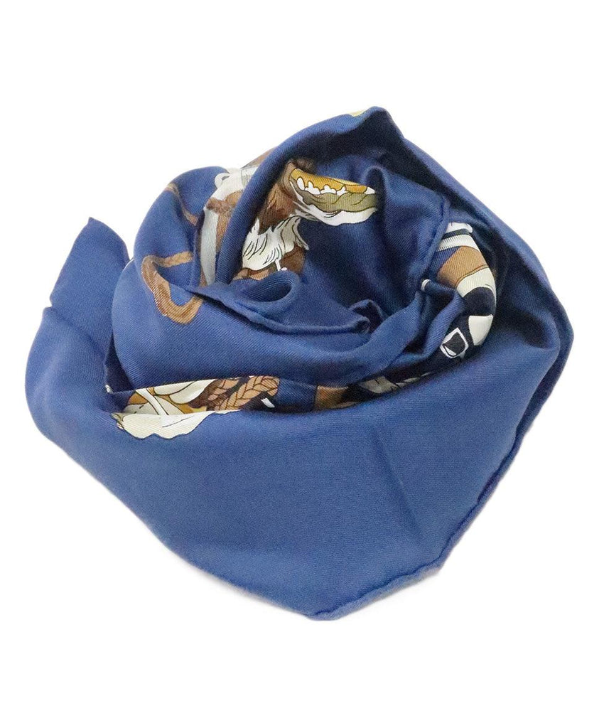 Hermes Chasse a Courre Print Scarf 