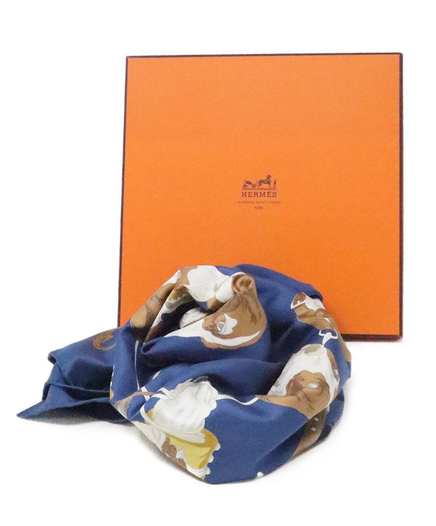 Hermes Chasse a Courre Print Scarf 5