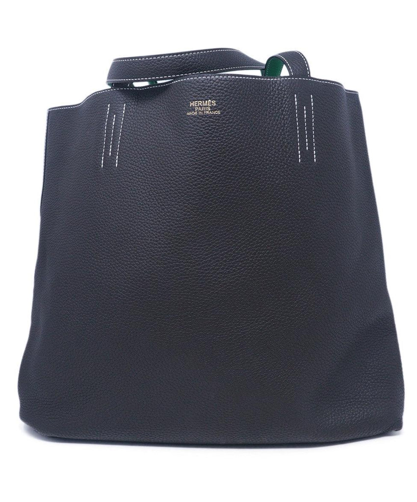 Hermes Brown & Green Double Sens Tote 2