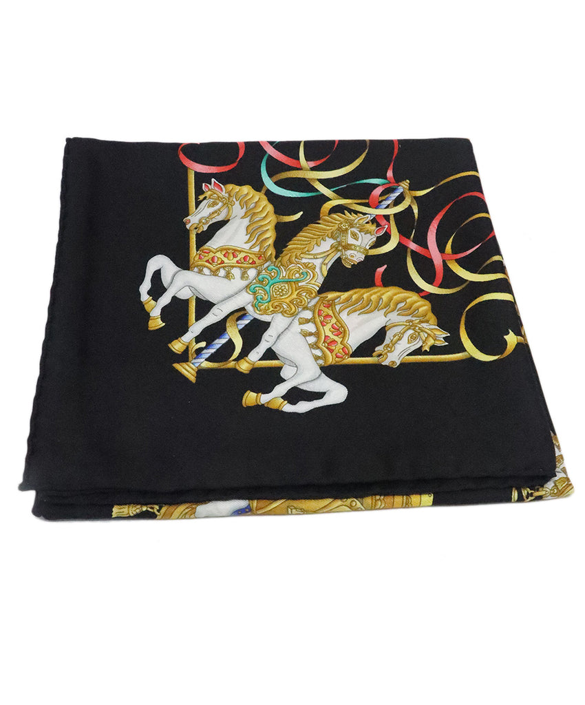 Hermes Luna Park Silk Scarf 1