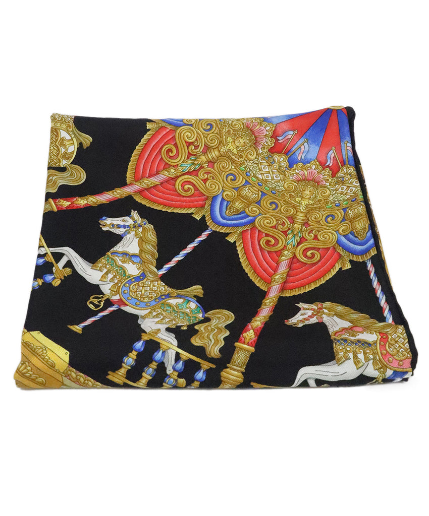 Hermes Luna Park Silk Scarf 2