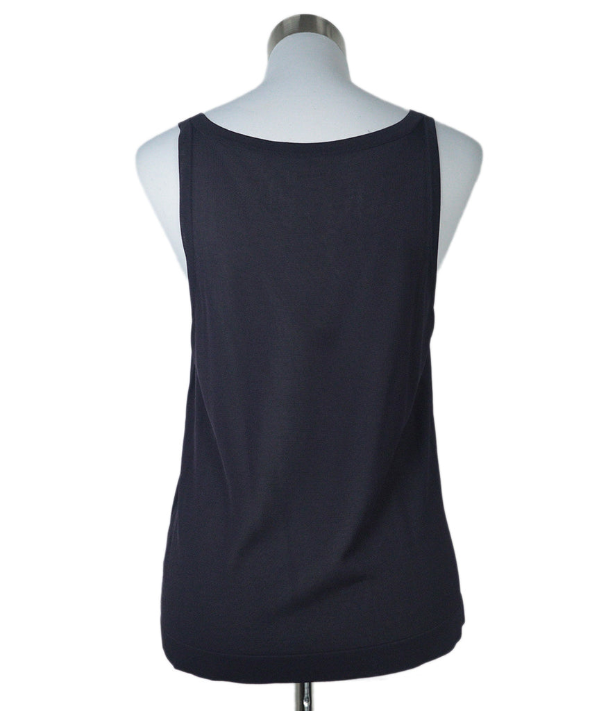 Hermes Navy Blue Tank Top 2