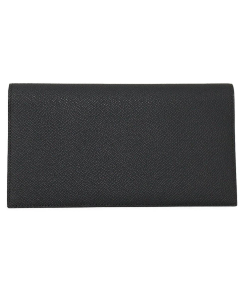 Hermes Navy Leather Wallet 