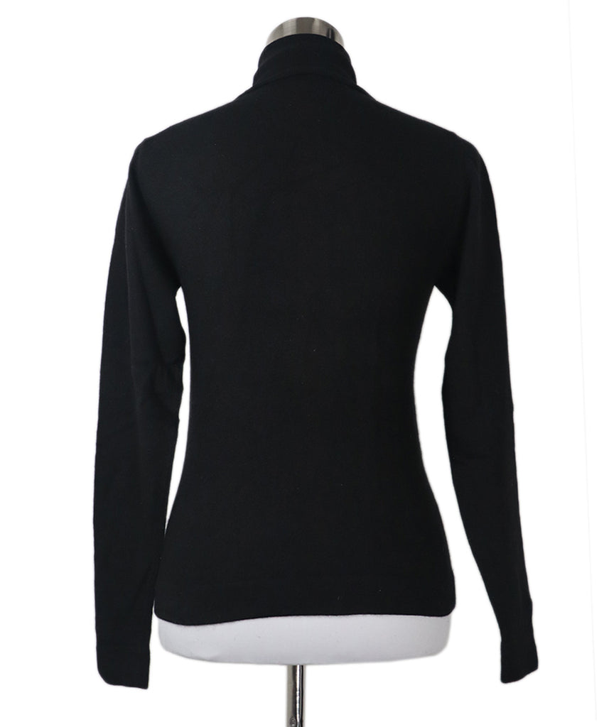 Hermes Black Cashmere Turtleneck 2