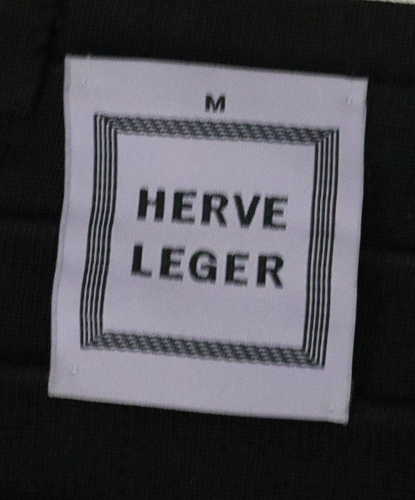 Herve Leger Black & White Spandex Dress 3