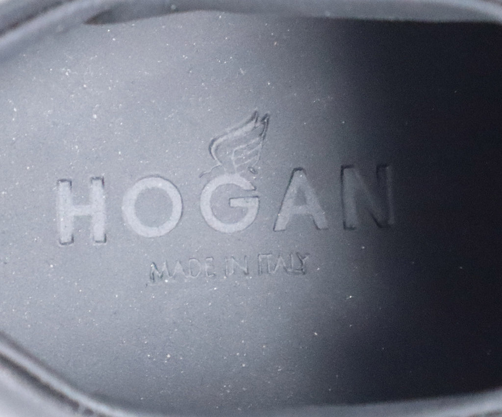 Hogan Black Leather Sneakers 5