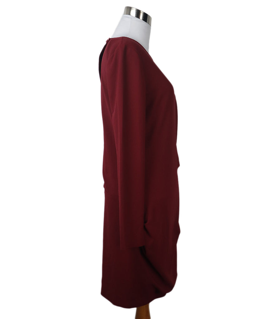 IRO Burgundy Silk Dress 1