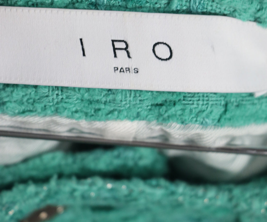 IRO Green Tweed Shorts 2