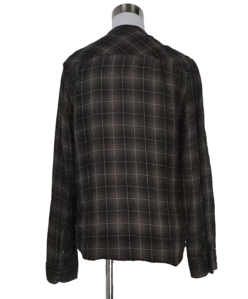 Isabel Marant Brown Plaid Shirt 2