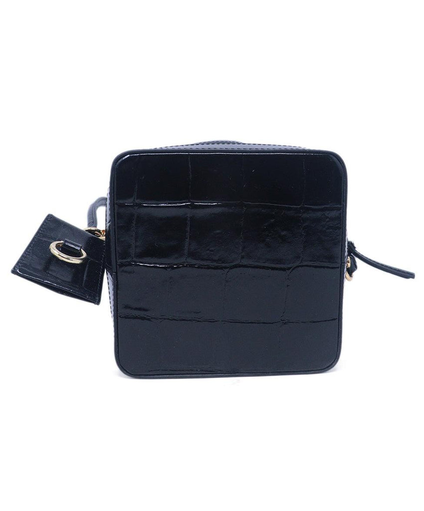 Jacquemus Black Pressed Leather Shoulder Bag 4