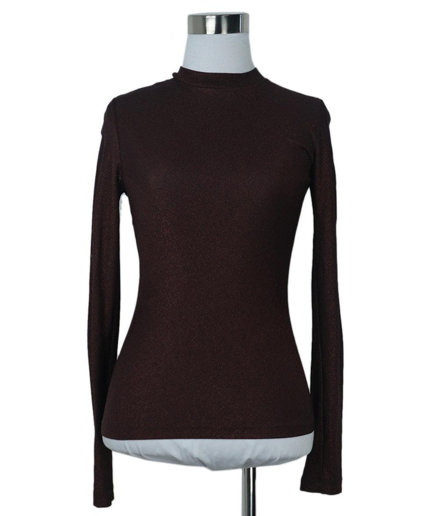 Jean Paul Gaultier Metallic Brown Top 