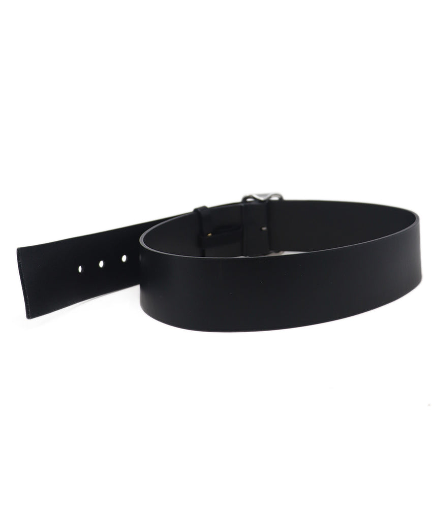 Jil Sander Black Leather Belt 1