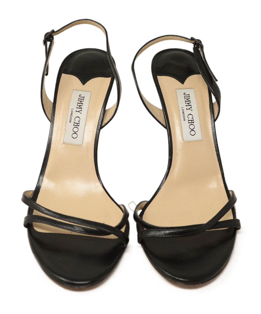 Jimmy Choo Black Leather Sandals 3