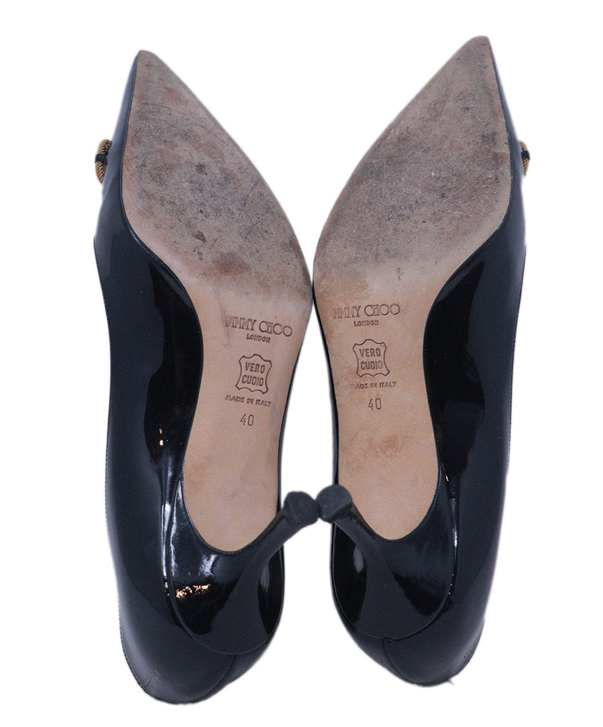 Jimmy Choo Black Patent Leather Heels 4