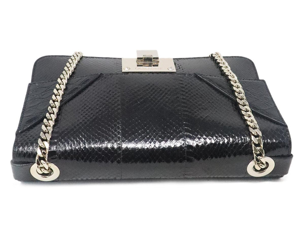 Jimmy Choo Black Leather Shoulder Bag 4