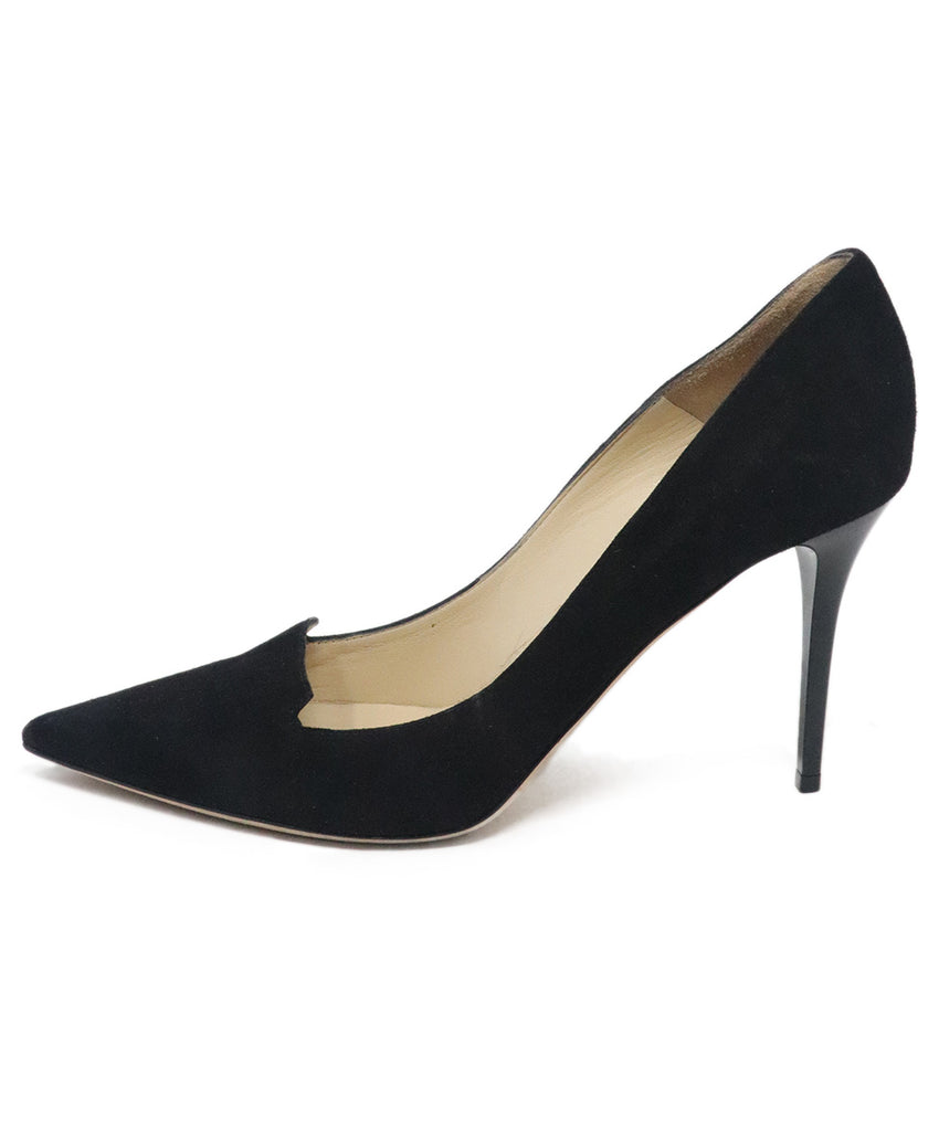 Jimmy Choo Black Suede Heels 1