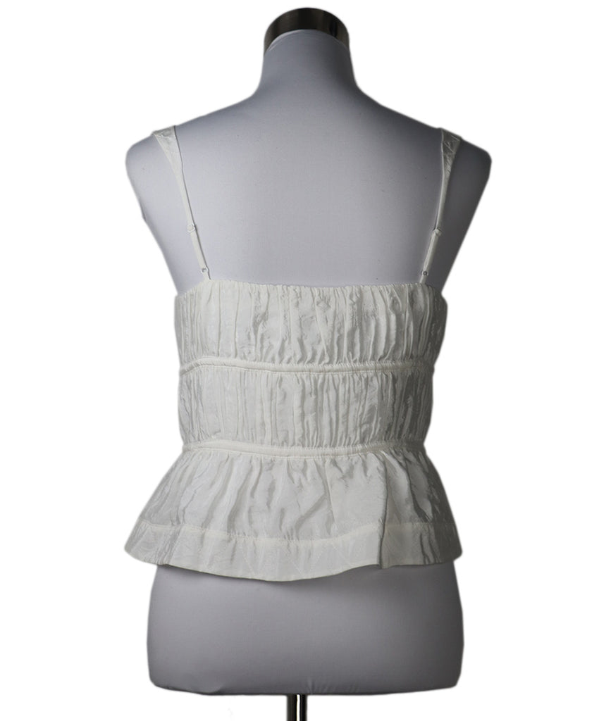 Jonathan Simkhai White Rayon Nylon Top 2