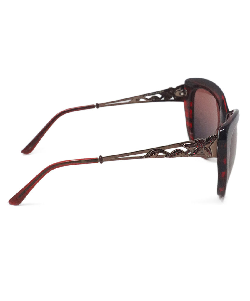 Judith Leiber Burgundy Sunglasses 1