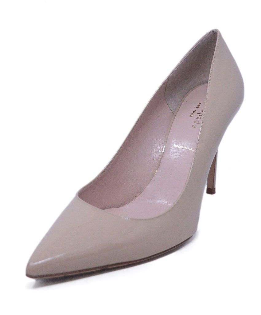 Kate Spade Beige & Patent Leather Heels 