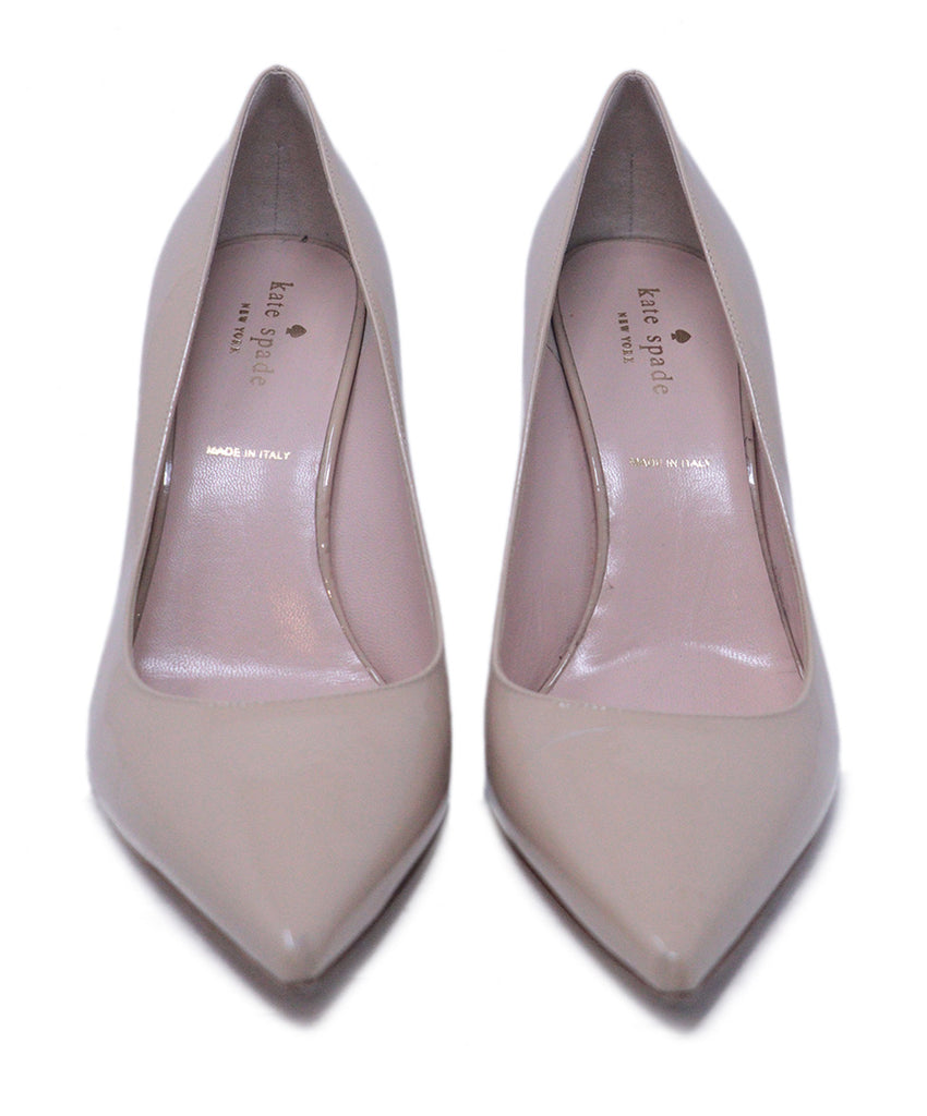 Kate Spade Beige & Patent Leather Heels 3