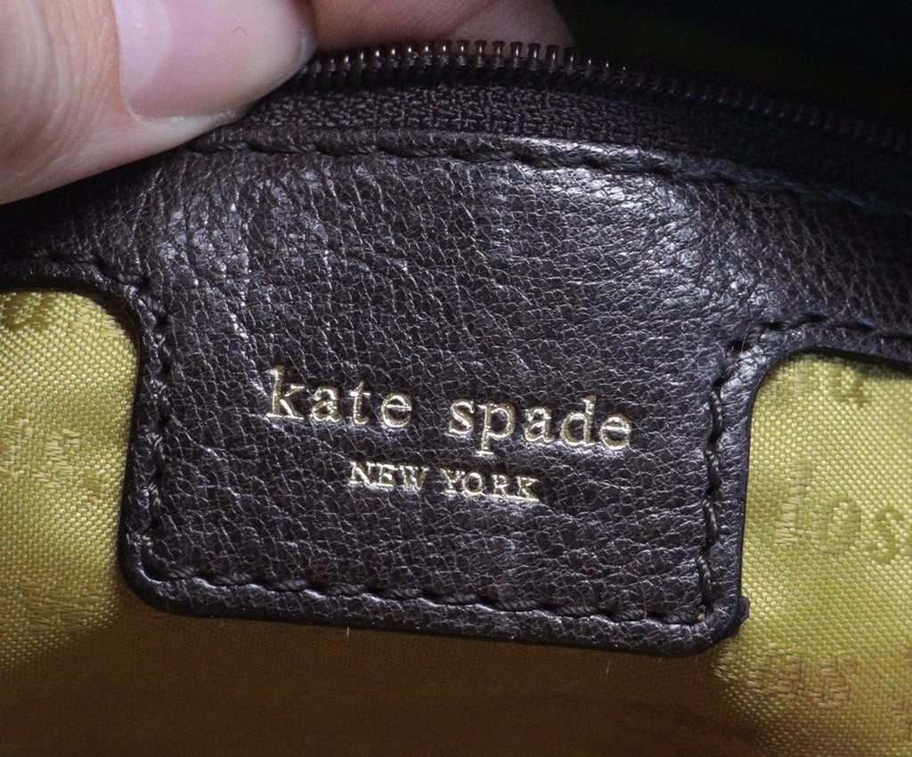 Kate Spade Chocolate Brown Leather Satchel 7