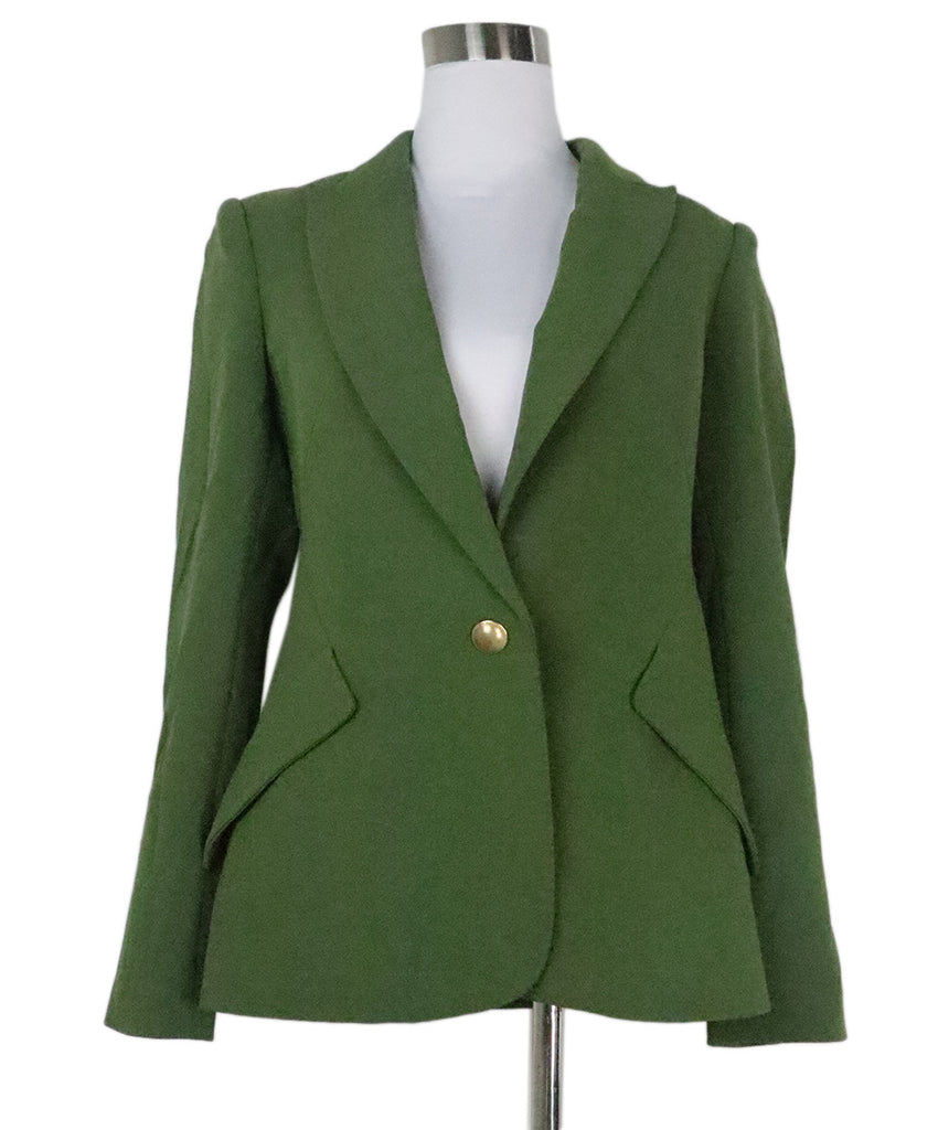 L'Agence Olive Green Blazer 