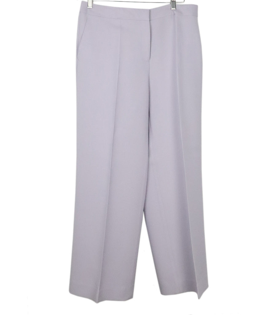 Lafayette Purple Wool Silk Pants 