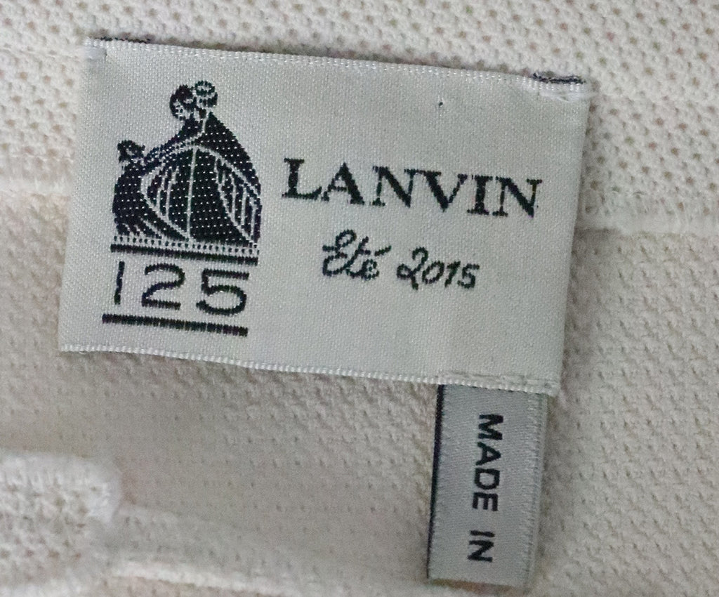 Lanvin Cream Cotton Skirt 3