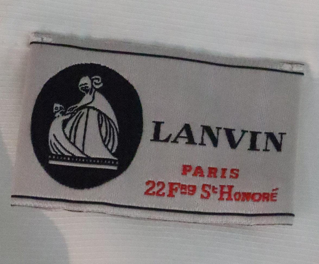 Lanvin White Cotton Blouse 3