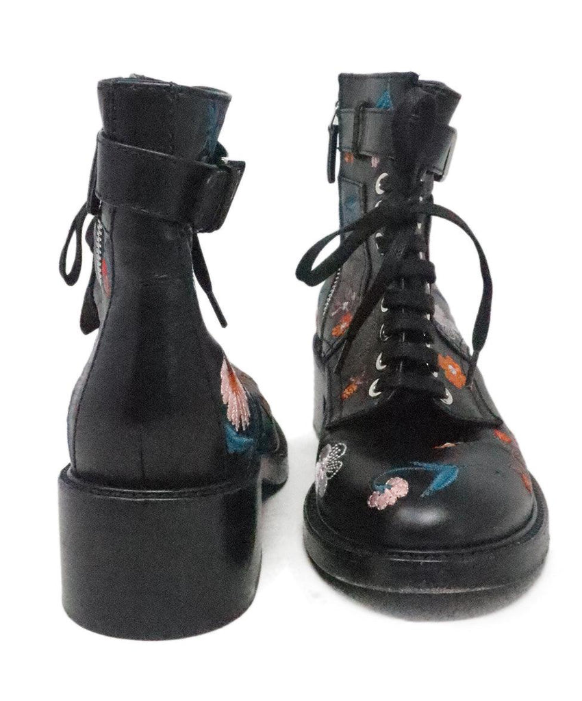 Laurence Dacade Black Leather Embroidered Boots 2