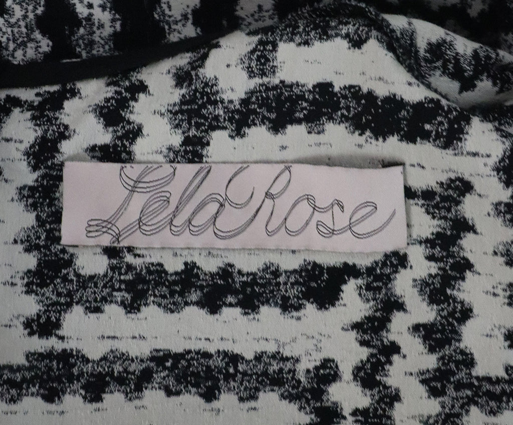 Lela Rose Black & White Dress 3