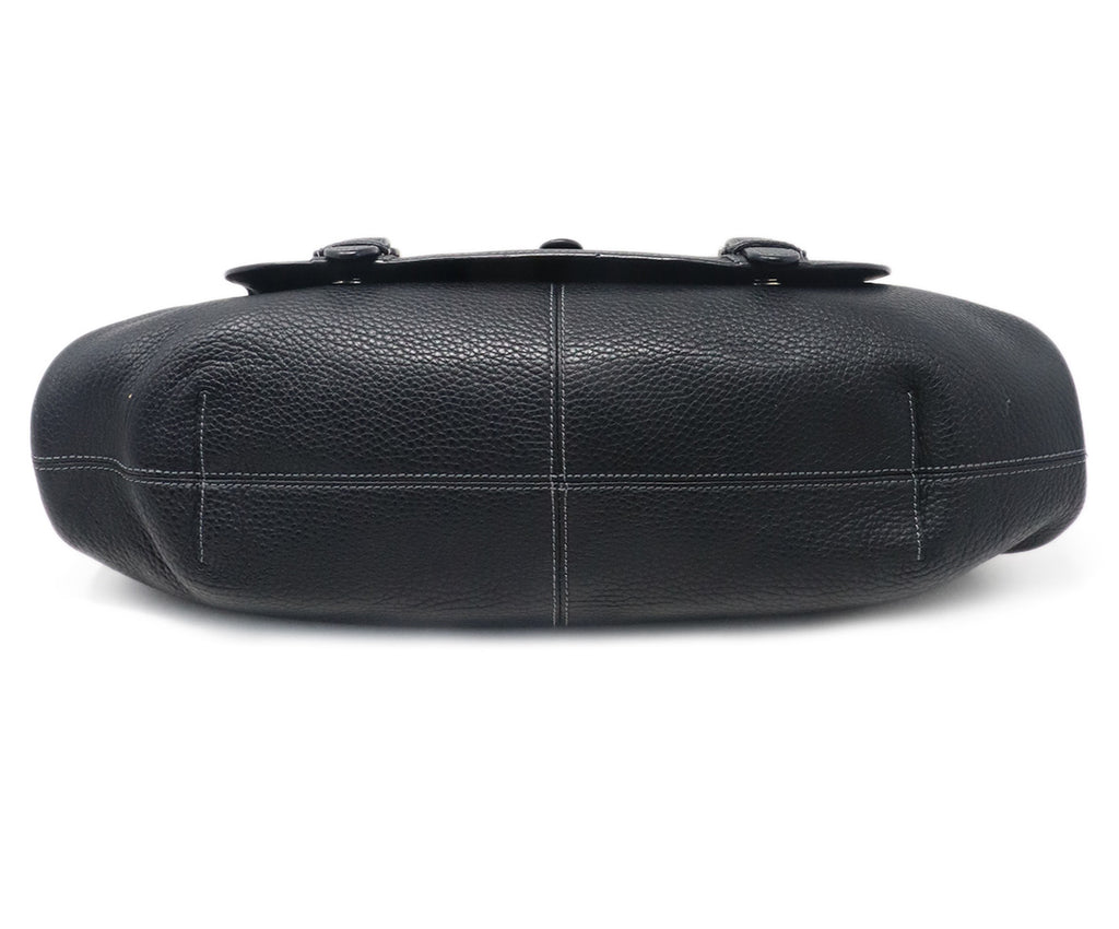 Loewe Black Leather Shoulder Bag 3