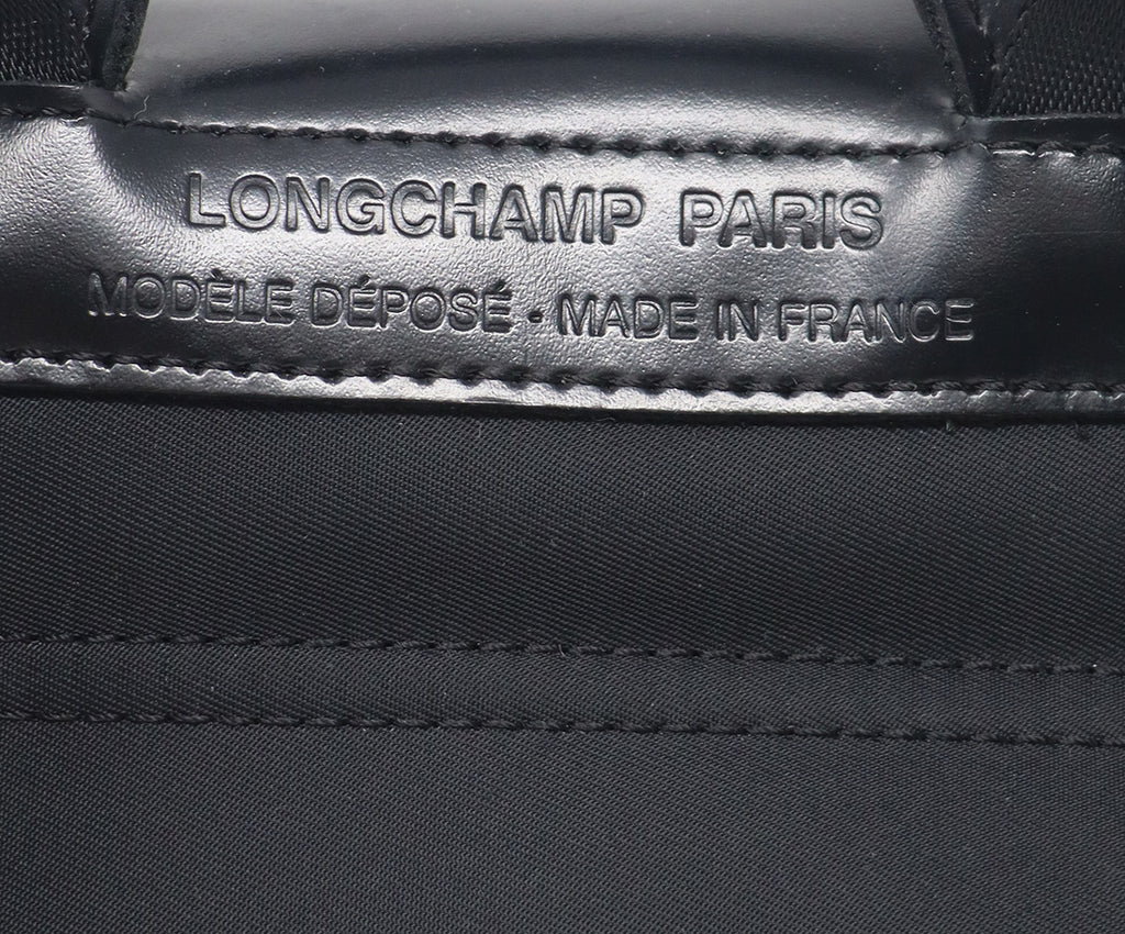 Longchamp Black Nylon Backpack 6