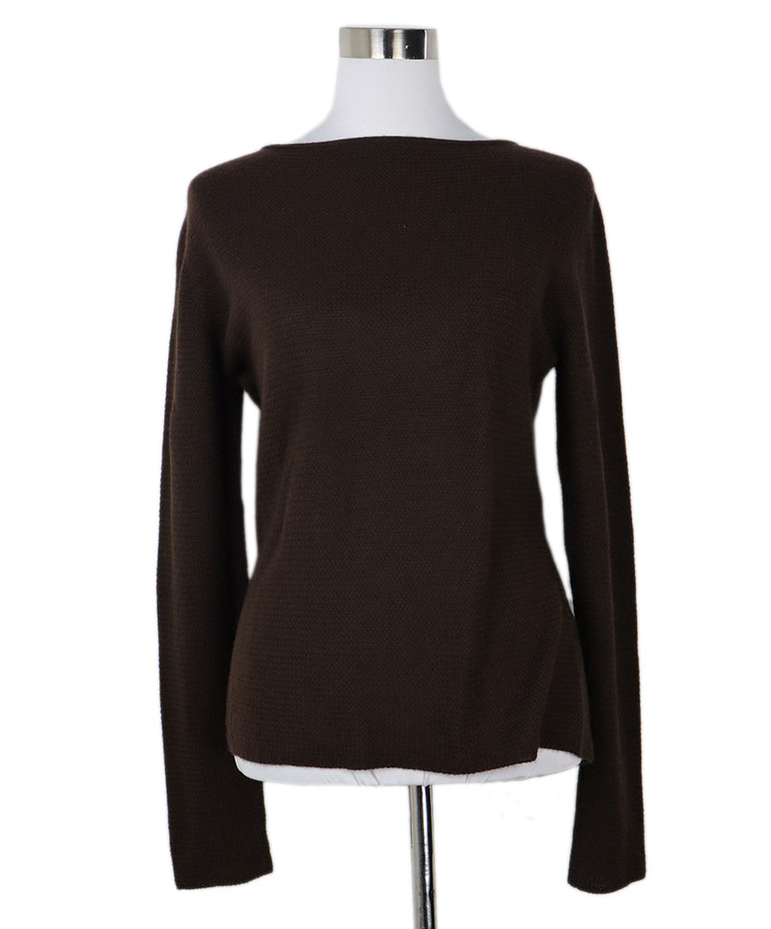 Loro Piana Brown Cashmere Sweater 