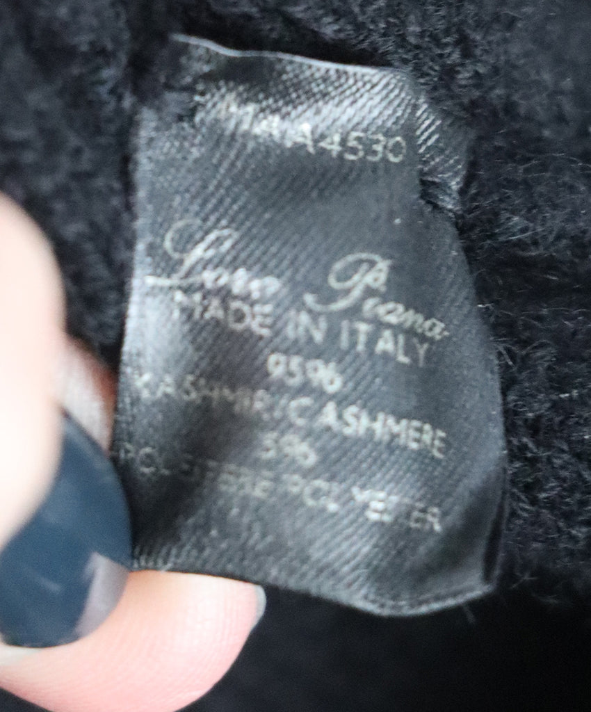 Loro Piana Black Cashmere Cardigan 4