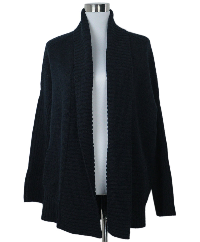 Loro Piana Navy Cashmere Cardigan 