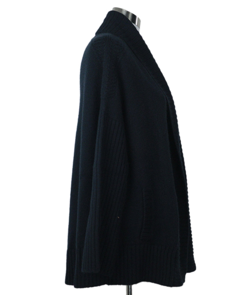 Loro Piana Navy Cashmere Cardigan 1