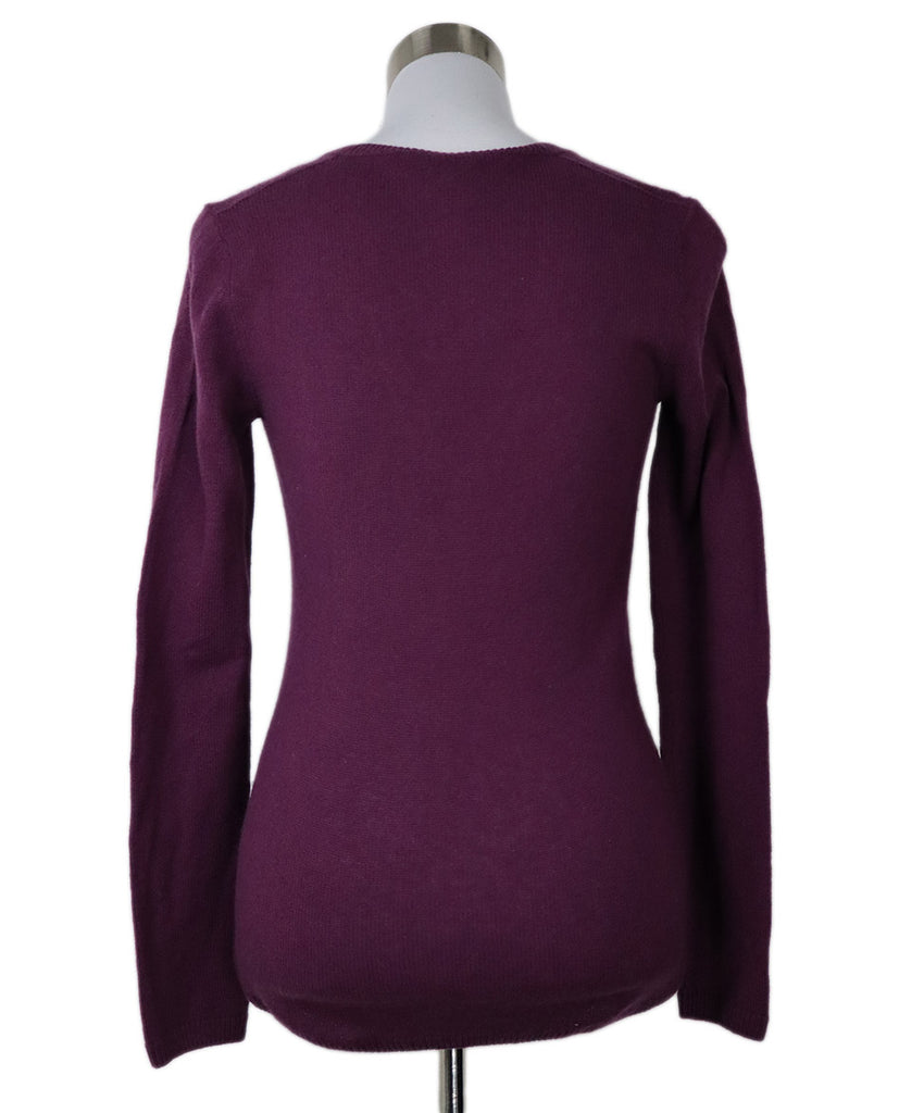 Loro Piana Purple Cashmere Sweater 2