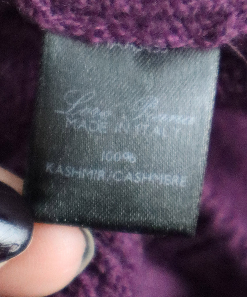 Loro Piana Purple Cashmere Sweater 4