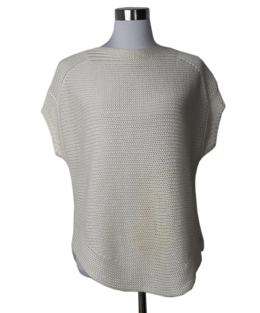 Loro Piana White Knit Sweater 