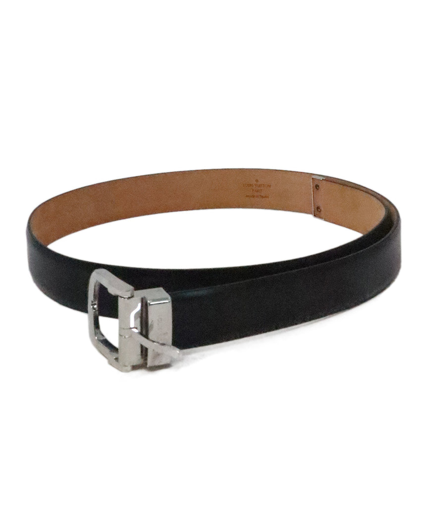 Louis Vuitton Black Leather Belt 