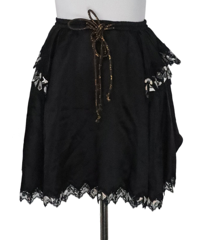 Louis Vuitton Black Sequin Skirt sz 4 – Michael's Consignment NYC