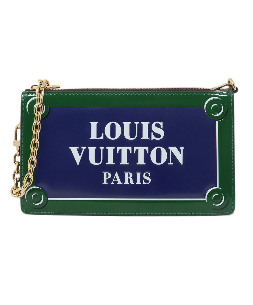 Louis Vuitton Blue & Green Monogram Crossbody 