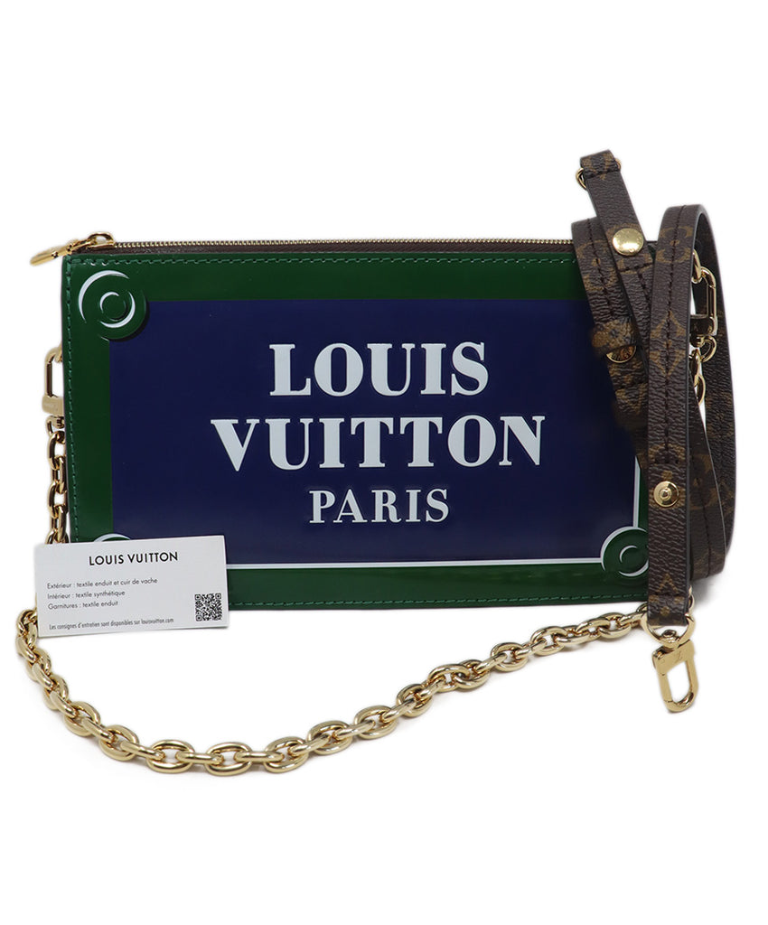 Louis Vuitton Blue & Green Monogram Crossbody 5