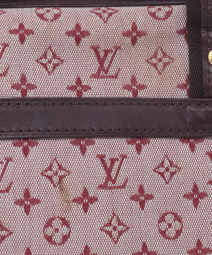 Louis Vuitton Burgundy Monogram Satchel 9