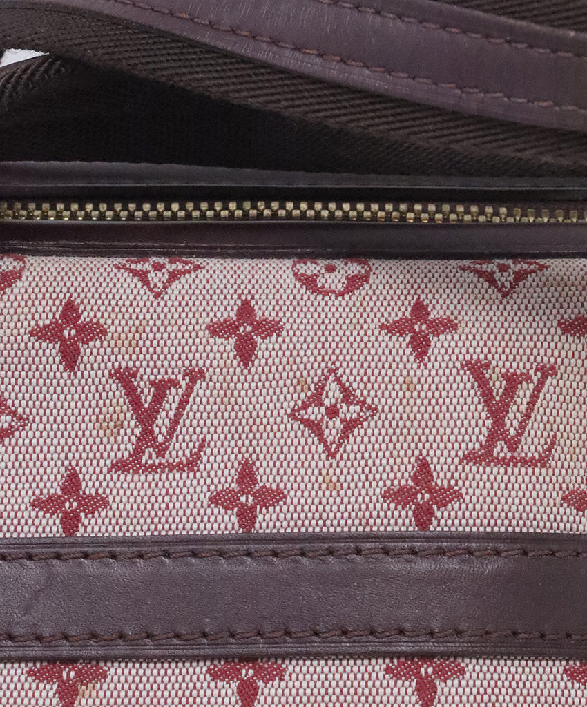 Louis Vuitton Burgundy Monogram Satchel 10